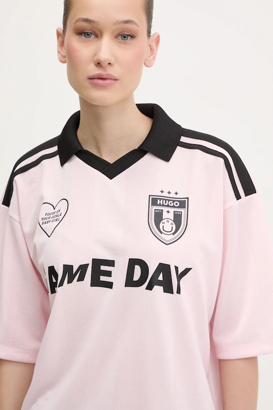 Поло Hugo Blue, розовый
Поло Hugo Blue, розовый