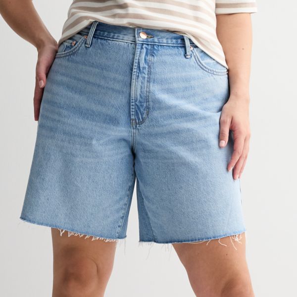 Свободные бермуды большого размера Sonoma Goods For Life, цвет medium light wash
Свободные бермуды большого размера Sonoma Goods For Life, цвет medium light wash