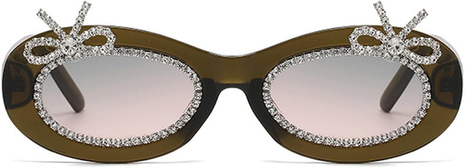 Овальные солнцезащитные очки с бриллиантовым бантом, женские блестящие очки для фотосессий, солнцезащитные очки со стразами для женщин, защита от ультрафиолета UV400 mincl, Green
Овальные солнцезащитные очки с бриллиантовым бантом, женские блестящие очки для фотосессий, солнцезащитные очки со стразами для женщин, защита от ультрафиолета UV400 mincl, Green