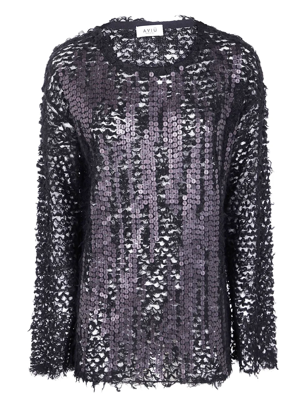 Свитер с пайетками Aviù, черный
Свитер с пайетками Aviù, черный