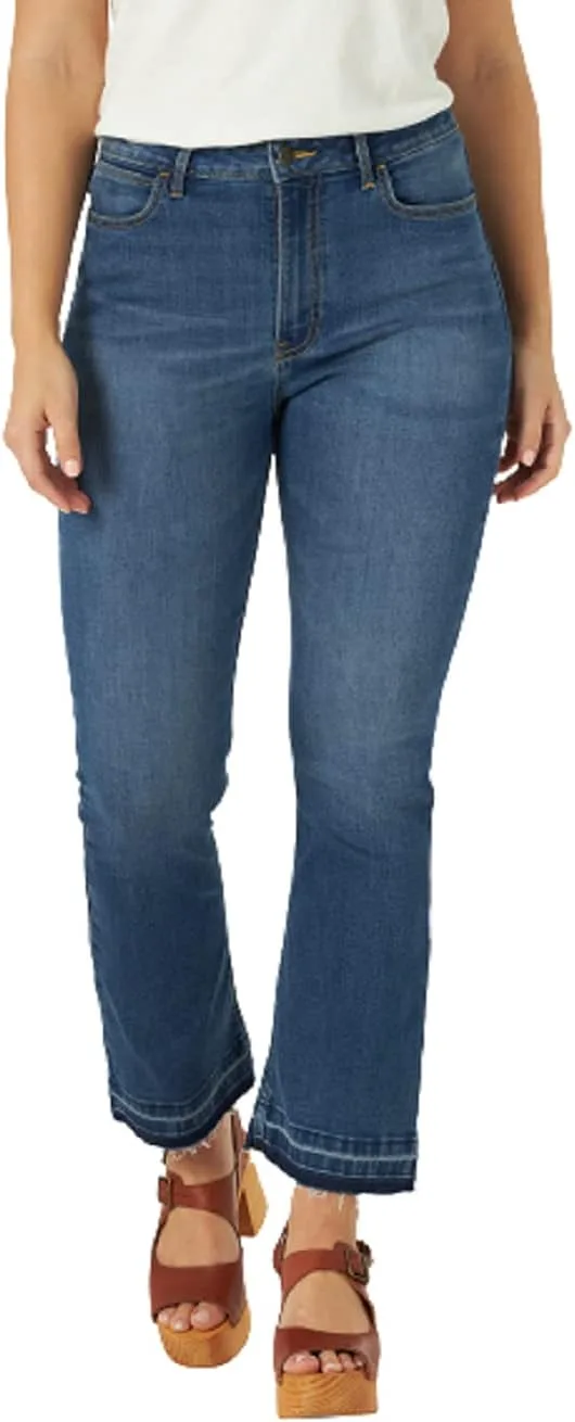 Wrangler женские джинсы kick flare с высокой посадкой
Wrangler женские джинсы kick flare с высокой посадкой