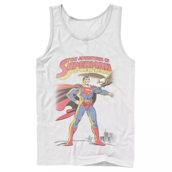 Мужская майка с текстом постера DC Comics «Приключения Супермена» Licensed Character, белый
Мужская майка с текстом постера DC Comics «Приключения Супермена» Licensed Character, белый