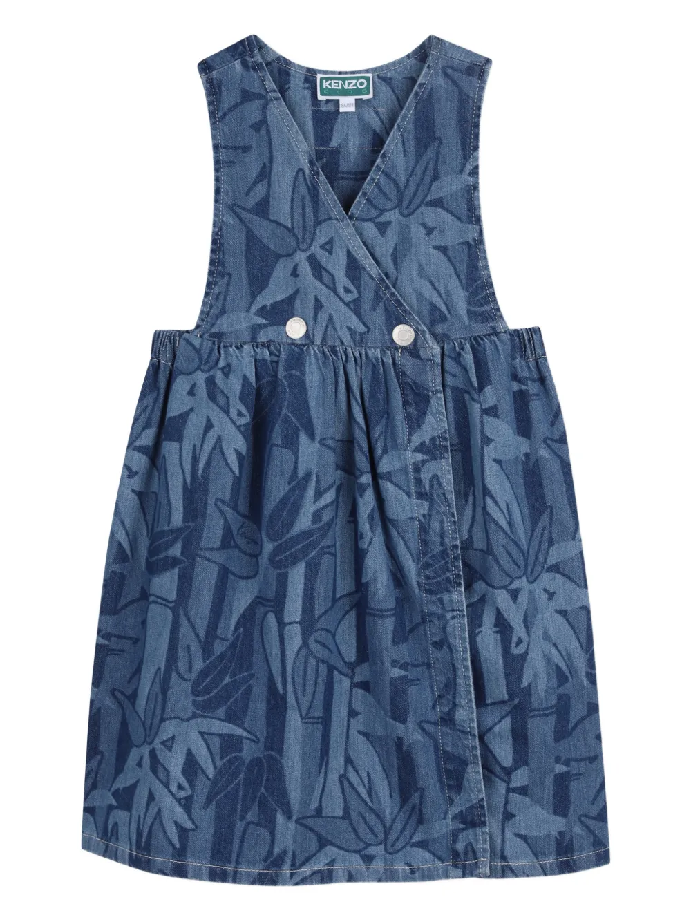Платье с принтом Kenzo Kids, синий
Платье с принтом Kenzo Kids, синий