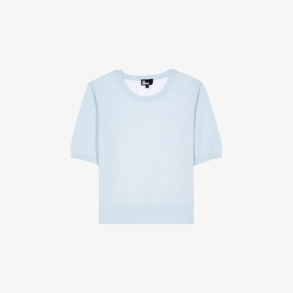 Джемпер The Kooples с прозрачной спинкой, голубой
Джемпер The Kooples с прозрачной спинкой, голубой