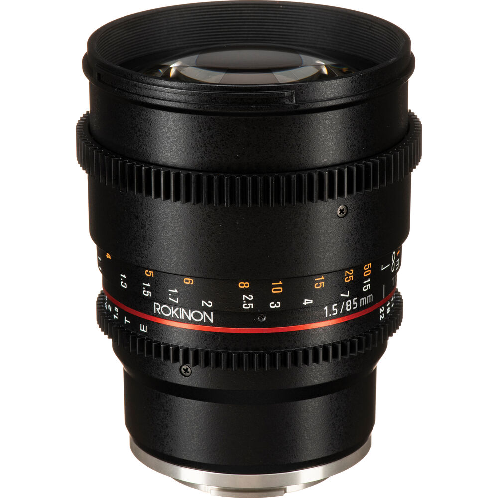 Объектив Rokinon 85mm T1.5 Cine DS для крепления Sony E-Mount
Объектив Rokinon 85mm T1.5 Cine DS для крепления Sony E-Mount