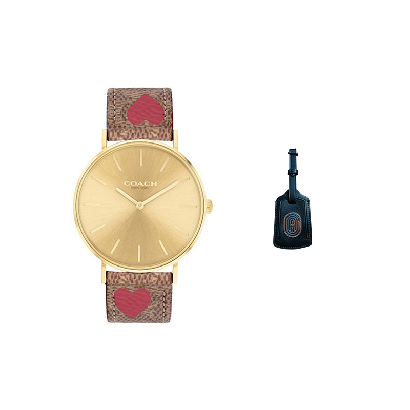 Часы женские PERRY Collection кварцевые с кожаным ремешком 36 мм золотой циферблат COACH
Часы женские PERRY Collection кварцевые с кожаным ремешком 36 мм золотой циферблат COACH