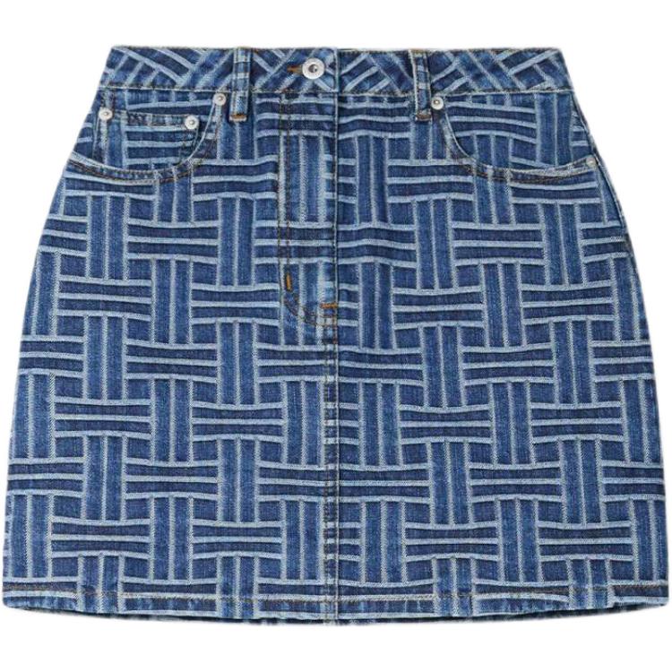 Прямой джинсовый мини-юбка с ровным подолом KENZO, синий
Прямой джинсовый мини-юбка с ровным подолом KENZO, синий
