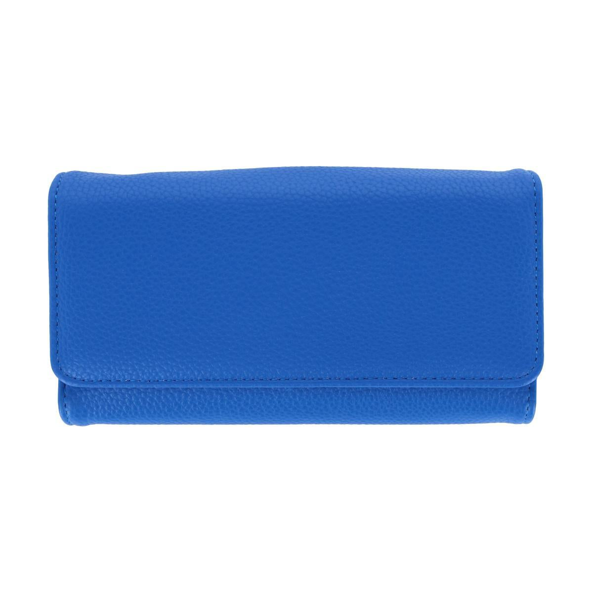 Женский однотонный кошелек-клатч Bianca из веганской кожи Buxton, цвет extreme blue
Женский однотонный кошелек-клатч Bianca из веганской кожи Buxton, цвет extreme blue