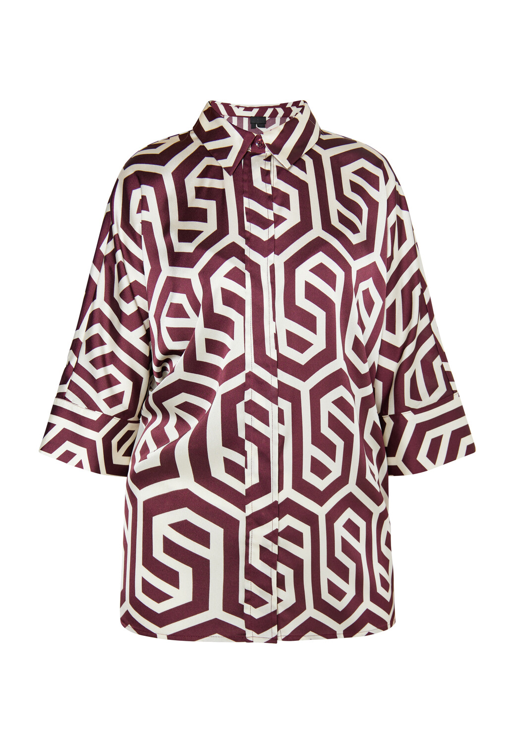 Блуза DreiMaster Hemd, цвет Wollweiss Bordeaux
Блуза DreiMaster Hemd, цвет Wollweiss Bordeaux