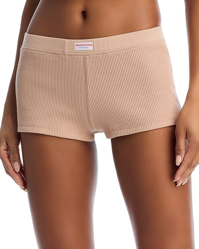 Вафельные шорты Alexander Wang, коричневый
Вафельные шорты Alexander Wang, коричневый