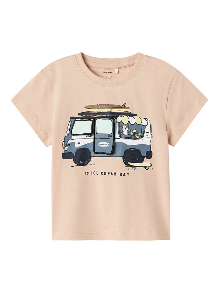 Футболка name it, бежевый 
Футболка name it, бежевый