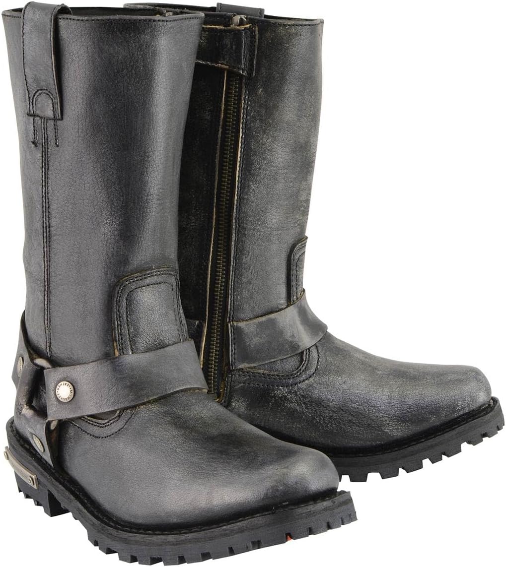 Мужские мотоциклетные ботинки Milwaukee Leather, потертая коричневая кожа, широкая колодка, квадратный носок 28 см MBM9005W
Мужские мотоциклетные ботинки Milwaukee Leather, потертая коричневая кожа, широкая колодка, квадратный носок 28 см MBM9005W