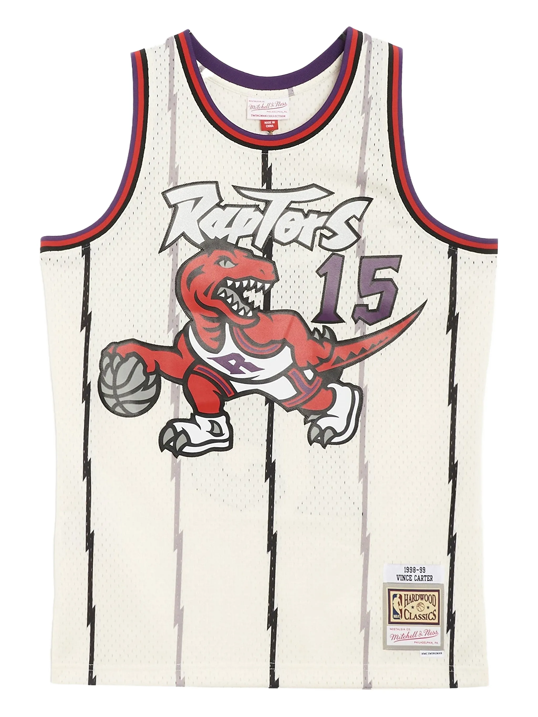 Топ Raptors 1998 Vince Carter Mitchell & Ness, белый
Топ Raptors 1998 Vince Carter Mitchell & Ness, белый