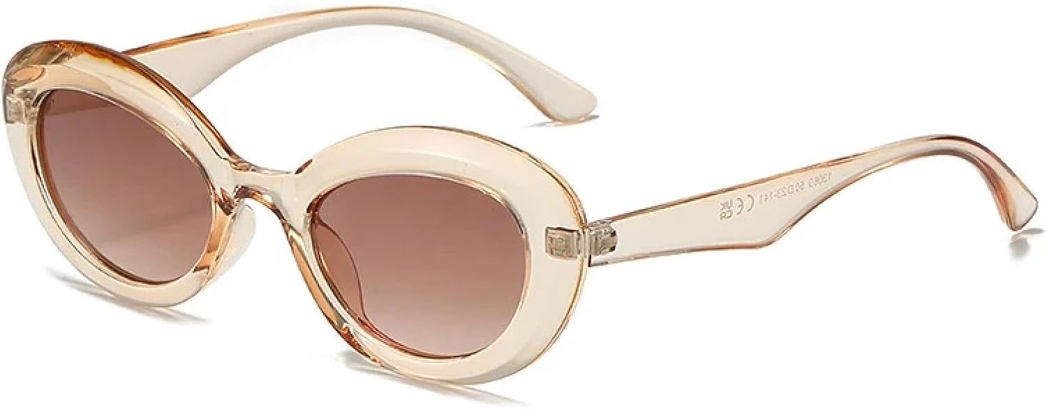 Ретро-солнцезащитные очки класса люкс, маленькие овальные, для женщин и мужчин, модные винтажные солнцезащитные очки для летних путешествий, защита от УФ-излучения UV400 TKKTLLT, Champagne Tea
Ретро-солнцезащитные очки класса люкс, маленькие овальные, для женщин и мужчин, модные винтажные солнцезащитные очки для летних путешествий, защита от УФ-излучения UV400 TKKTLLT, Champagne Tea