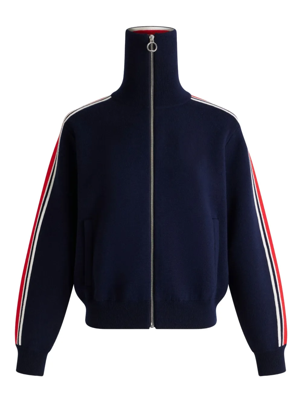 Кардиган на молнии с отделкой в полоску Fusalp, синий
Кардиган на молнии с отделкой в полоску Fusalp, синий