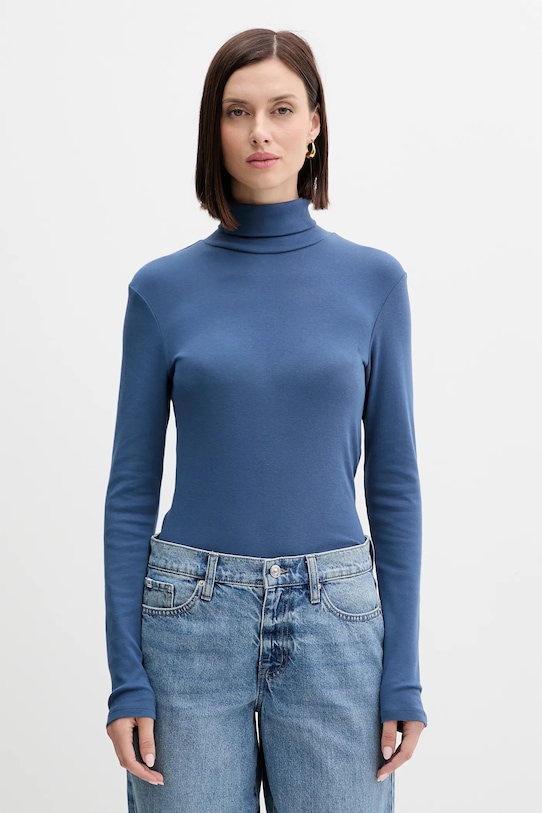 Хлопковый лонгслив United Colors Of Benetton, синий
Хлопковый лонгслив United Colors Of Benetton, синий