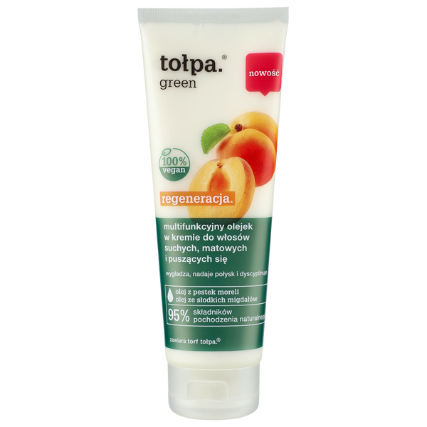 Многофункциональное крем-масло для сухих, тусклых и вьющихся волос, 125 мл Tołpa Green regeneracja
Многофункциональное крем-масло для сухих, тусклых и вьющихся волос, 125 мл Tołpa Green regeneracja