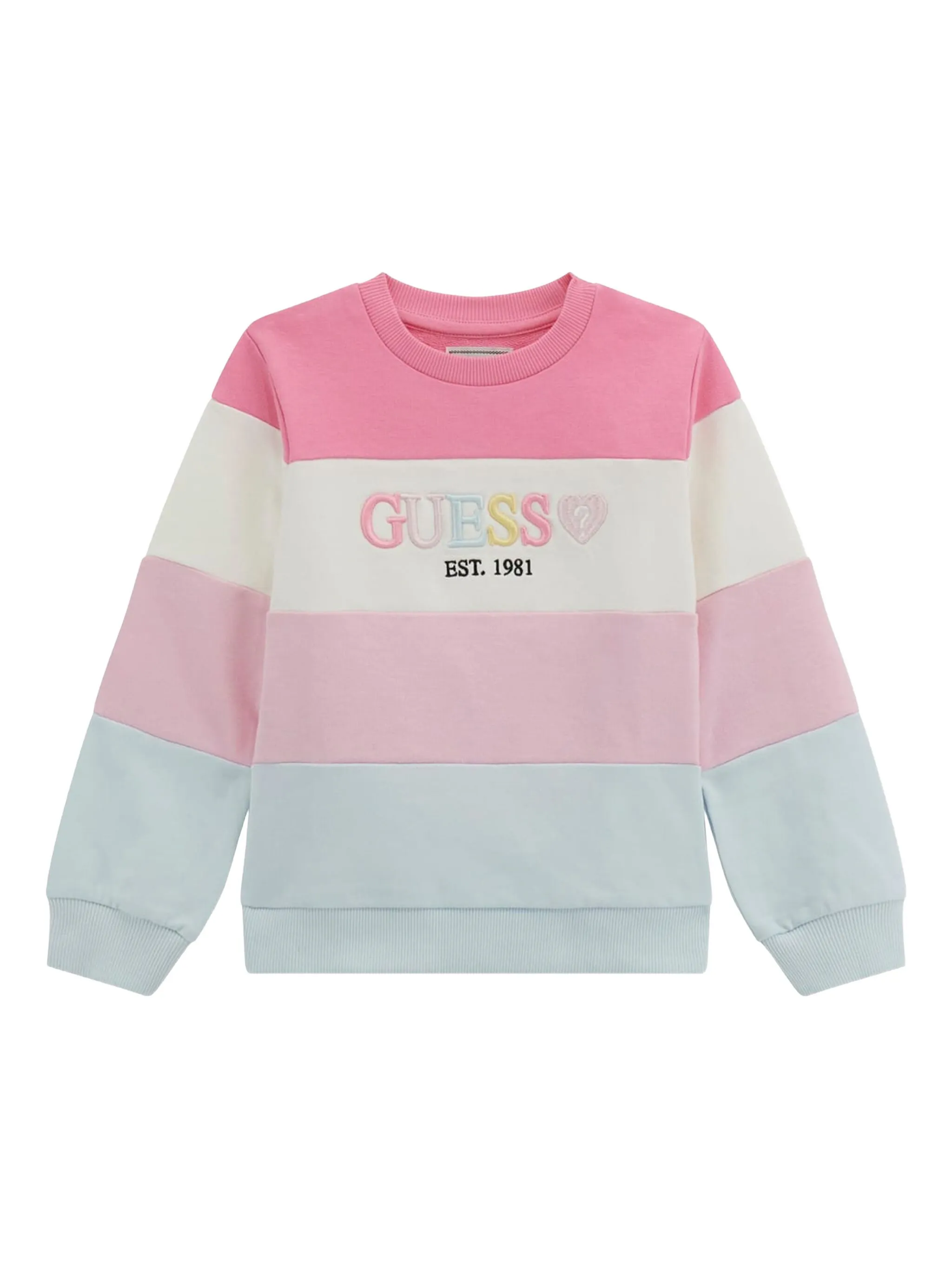 Свитер в полоску Guess Kids, розовый
Свитер в полоску Guess Kids, розовый