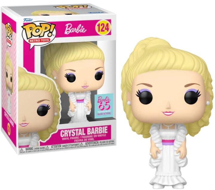 Funko POP! Барби ретро игрушки 124 кристалл Барби (гл) фигурка
Funko POP! Барби ретро игрушки 124 кристалл Барби (гл) фигурка