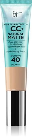 Матирующий праймер spf 40 IT Cosmetics Your Skin But Better CC+ Natural Matte, dla kobiet Light 32 ml
Матирующий праймер spf 40 IT Cosmetics Your Skin But Better CC+ Natural Matte, dla kobiet Light 32 ml