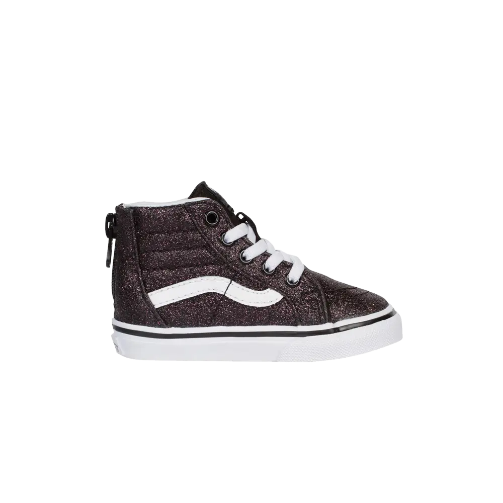 Кроссовки Sk8-Hi Zip Toddler Vans, черный 
Кроссовки Sk8-Hi Zip Toddler Vans, черный