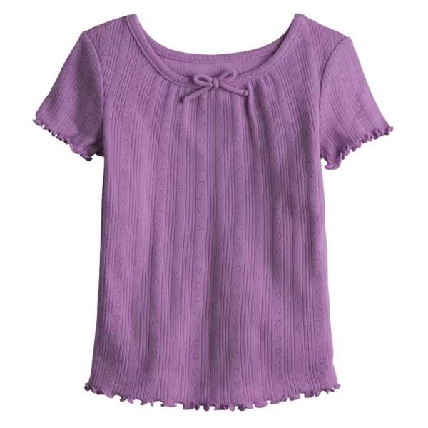 Футболка с короткими рукавами и завязкой спереди для девочек-малышей Jumping Beans, цвет sweet violet
Футболка с короткими рукавами и завязкой спереди для девочек-малышей Jumping Beans, цвет sweet violet