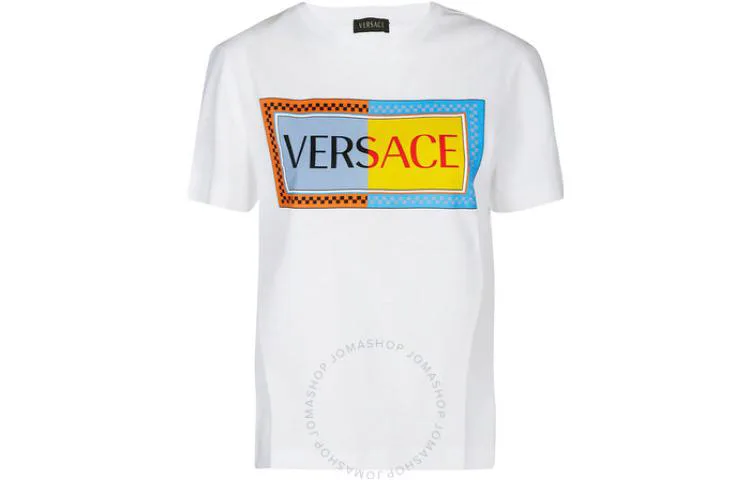 VERSACE Футболка Women's White Crew Neck Moderate Straight Fit, Белый, VERSACE Футболка Women's White Crew Neck Moderate Straight Fit
VERSACE Футболка Women's White Crew Neck Moderate Straight Fit, Белый, VERSACE Футболка Women's White Crew Neck Moderate Straight Fit