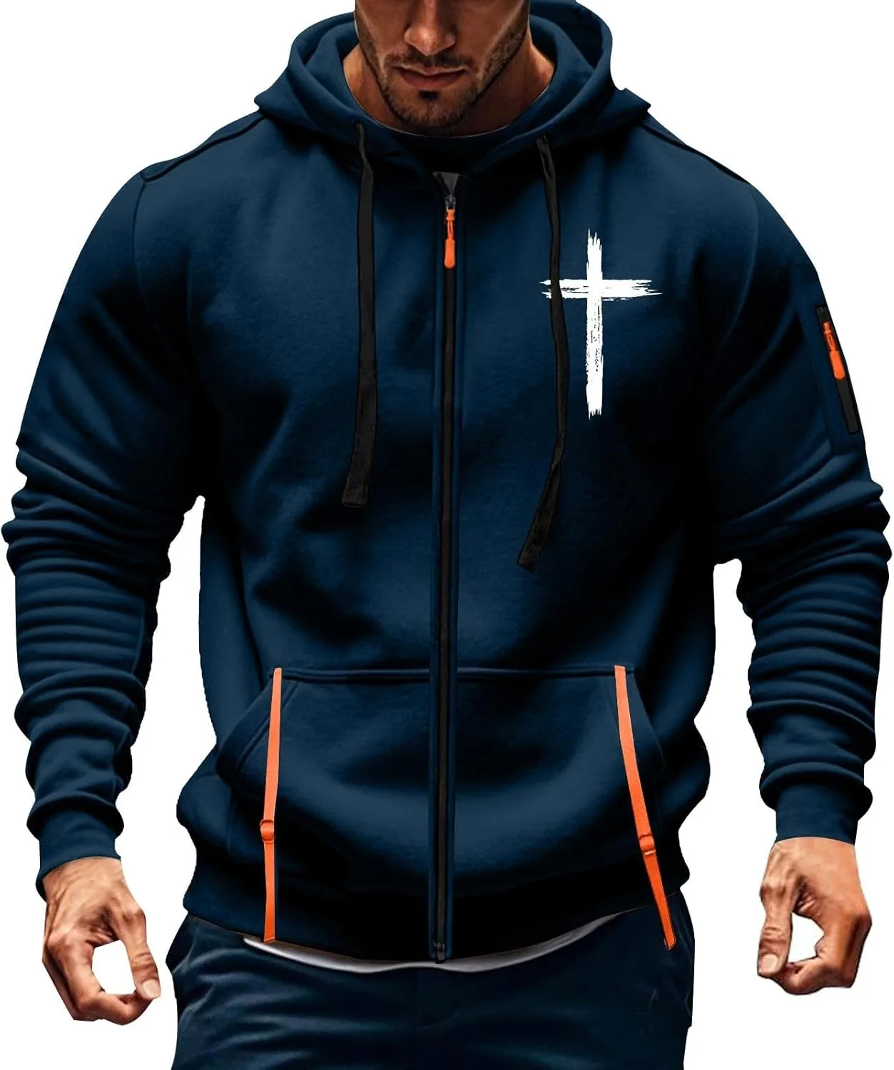 Мужской худи с капюшоном на молнии, тактический, винтажный
Мужской худи с капюшоном на молнии, тактический, винтажный