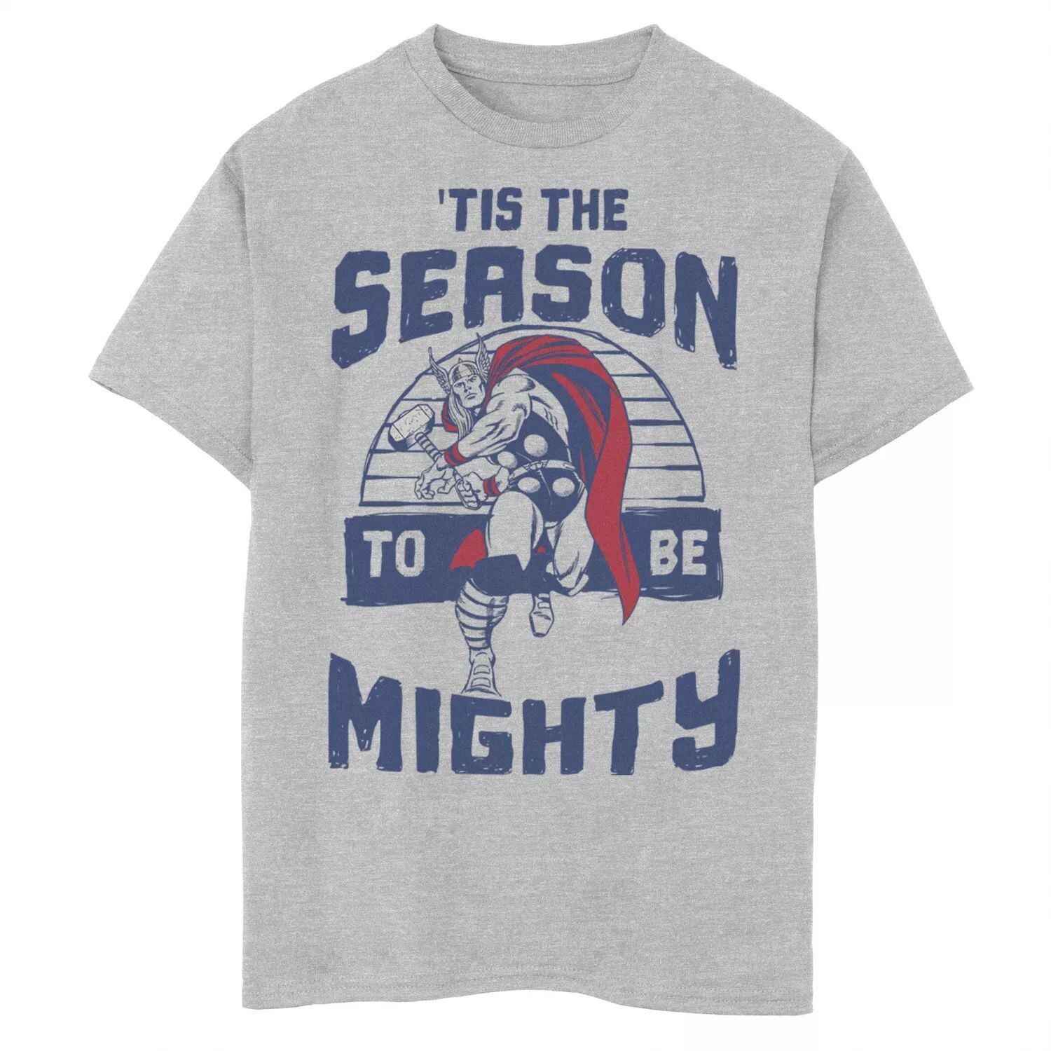 Рождественская футболка с рисунком Marvel Thor 'Tis The Season To Be Mighty для мальчиков 8–20 лет Marvel
Рождественская футболка с рисунком Marvel Thor 'Tis The Season To Be Mighty для мальчиков 8–20 лет Marvel