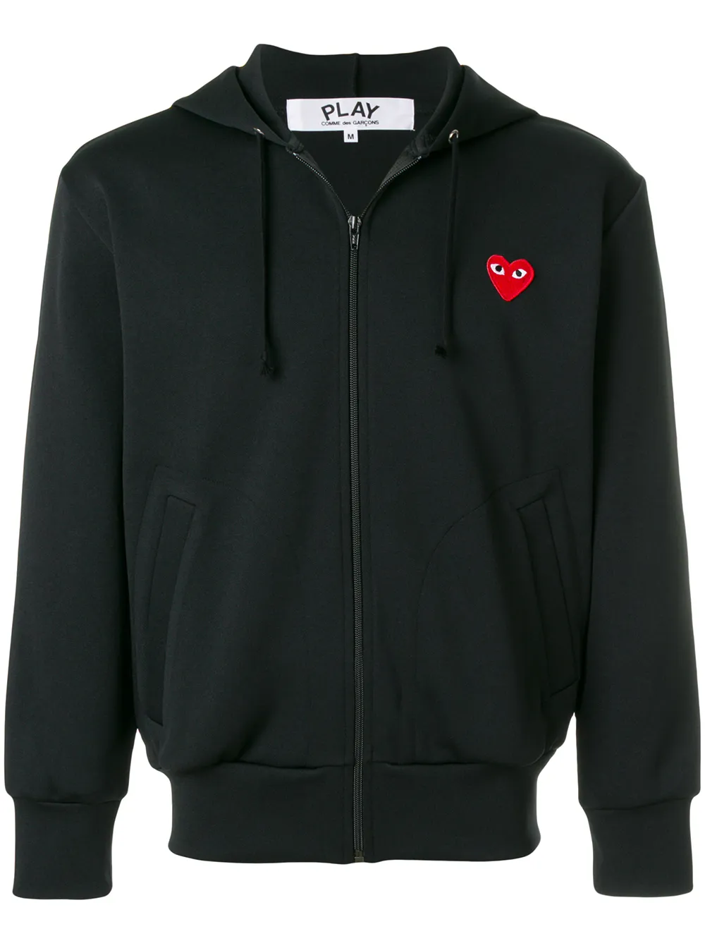 Худи на молнии с логотипом Comme Des Garçons Play, черный
Худи на молнии с логотипом Comme Des Garçons Play, черный