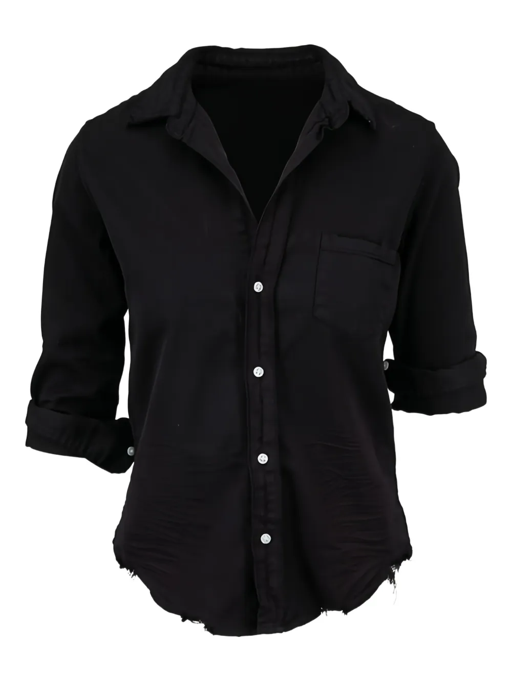 Хлопковая рубашка с длинными рукавами Frank & Eileen, черный
Хлопковая рубашка с длинными рукавами Frank & Eileen, черный