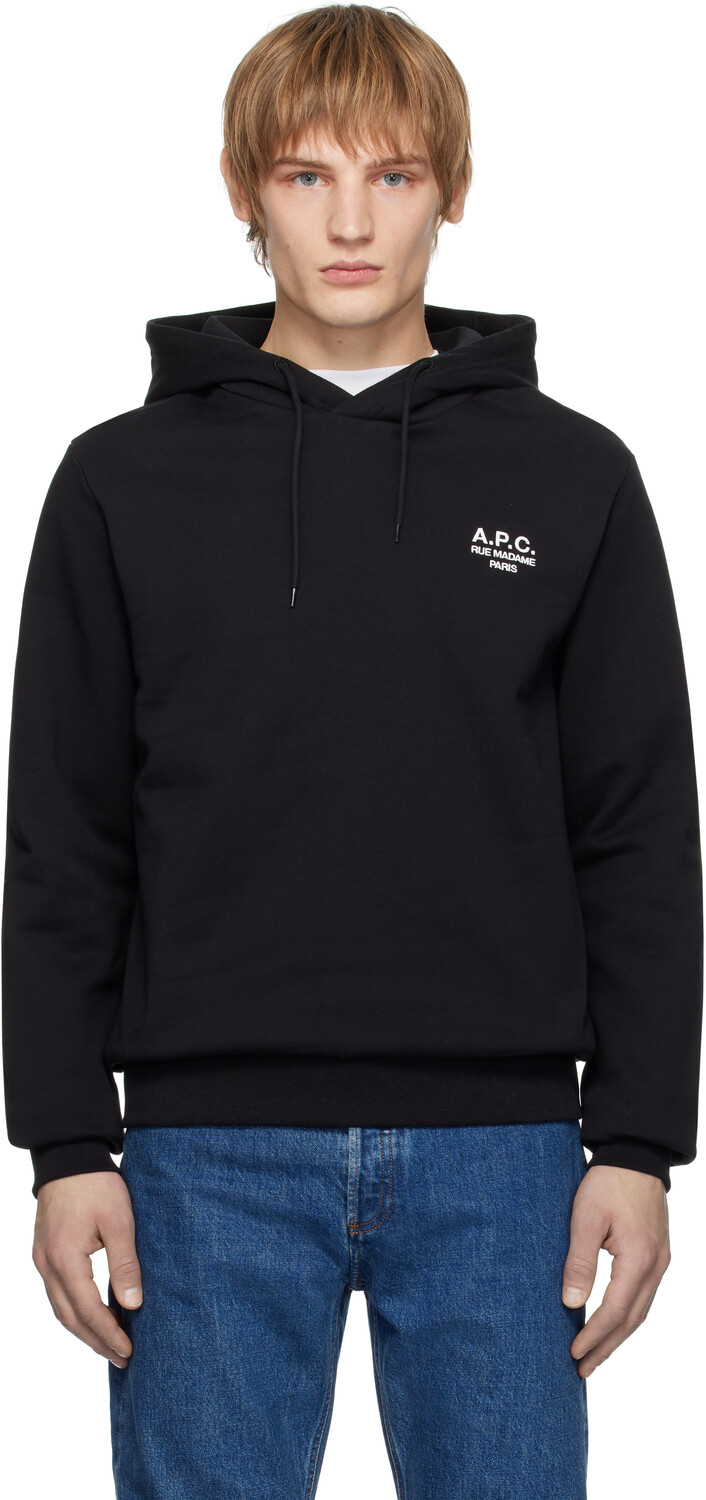 Черный стандартный толстовка с капюшоном Rue Adame A.P.C.
Черный стандартный толстовка с капюшоном Rue Adame A.P.C.