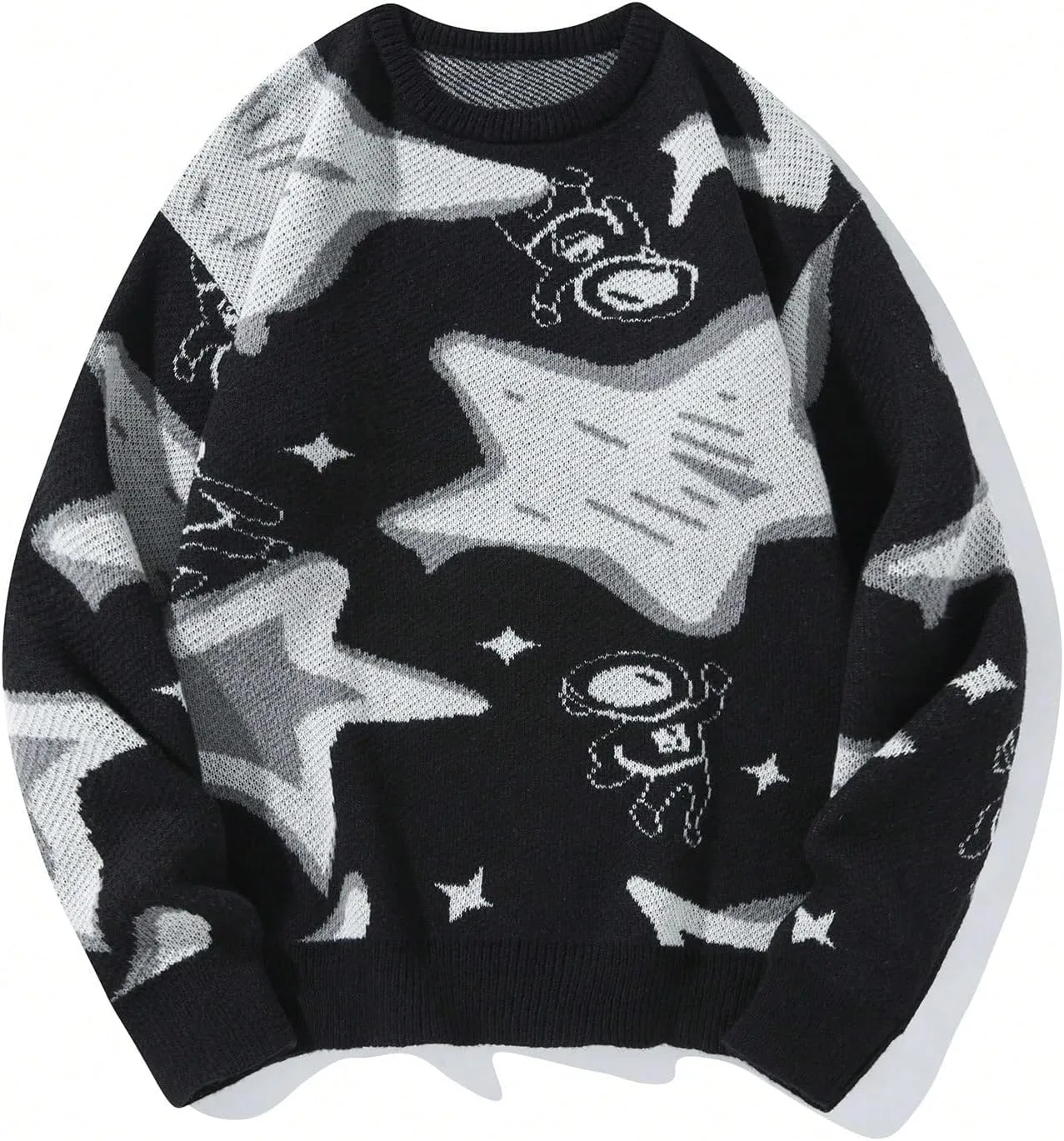 Мужской свитер Shenhe с принтом звезд и астронавта
Мужской свитер Shenhe с принтом звезд и астронавта