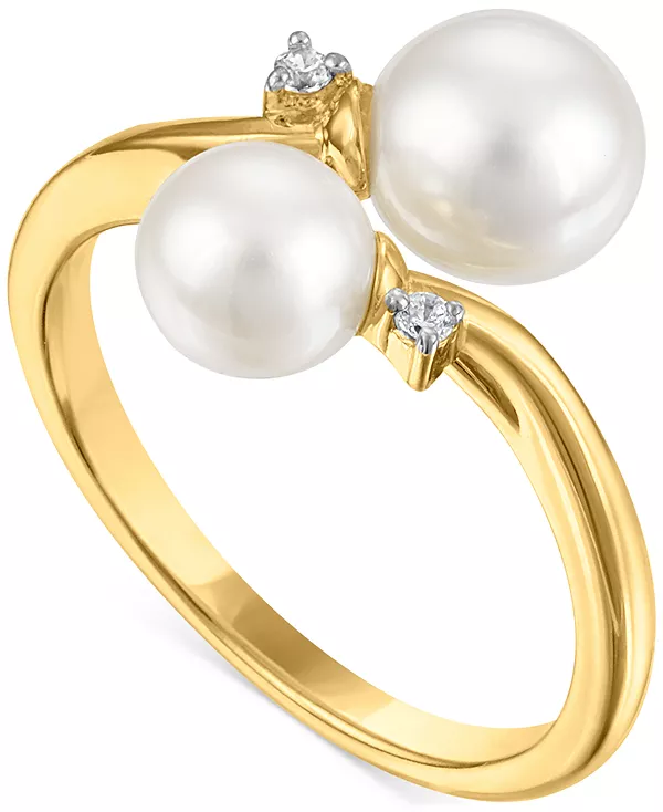Кольцо с культивированным пресноводным жемчугом и кубическим цирконием (3,54 карата) из 14-каратного золота на стерлинговом серебре Macy'S, gold
Кольцо с культивированным пресноводным жемчугом и кубическим цирконием (3,54 карата) из 14-каратного золота на стерлинговом серебре Macy'S, gold
