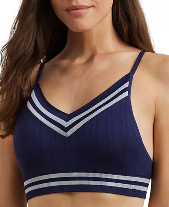 Женский бесшовный беспроводной бюстгальтер с фактурой "крикет" 4L0188 Lauren Ralph Lauren, синий
Женский бесшовный беспроводной бюстгальтер с фактурой "крикет" 4L0188 Lauren Ralph Lauren, синий