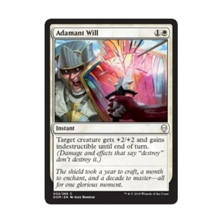 CCG Адамант Уилл (К), MTG - Dominaria
CCG Адамант Уилл (К), MTG - Dominaria