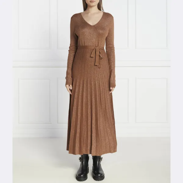 Платье с поясом Twin-Set, коричневый
Платье с поясом Twin-Set, коричневый