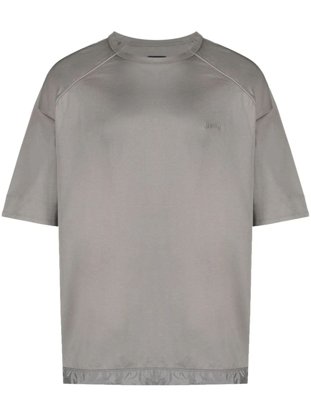 Футболка с вышитым логотипом Juun.J, серый
Футболка с вышитым логотипом Juun.J, серый