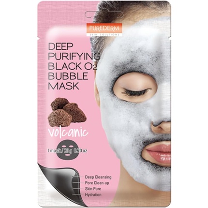 Глубокоочищающая черная пузырьковая маска O2 Volcanic Facial Sheet с детоксицирующим и увлажняющим действием, осветляющая смываемая маска для лица Purederm
Глубокоочищающая черная пузырьковая маска O2 Volcanic Facial Sheet с детоксицирующим и увлажняющим действием, осветляющая смываемая маска для лица Purederm