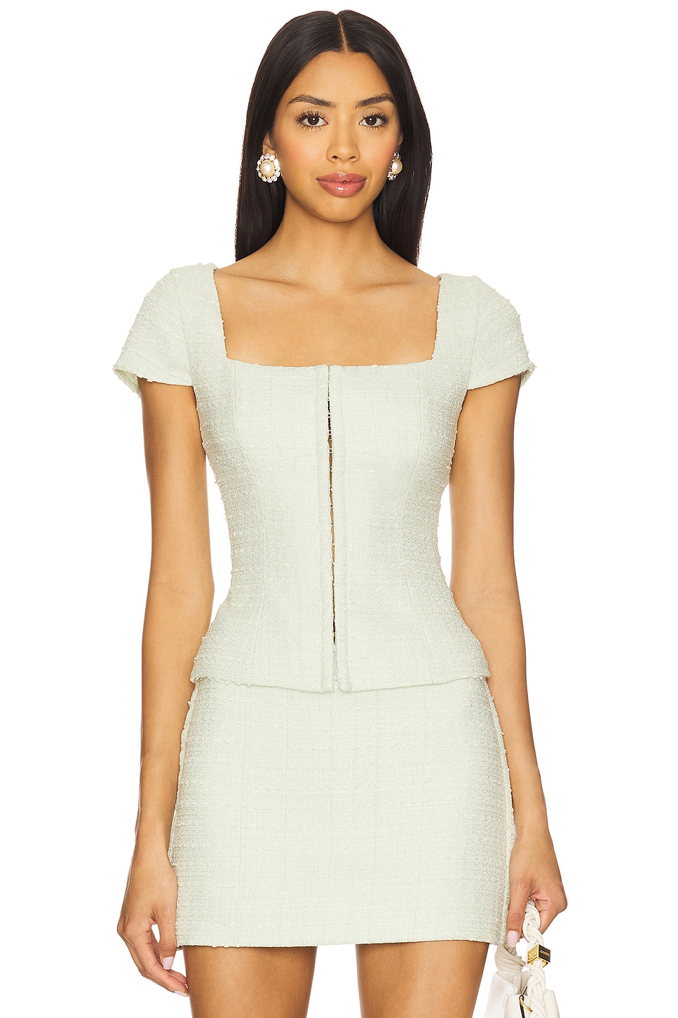 Топ с короткими рукавами Antonia Amanda Uprichard, mint
Топ с короткими рукавами Antonia Amanda Uprichard, mint