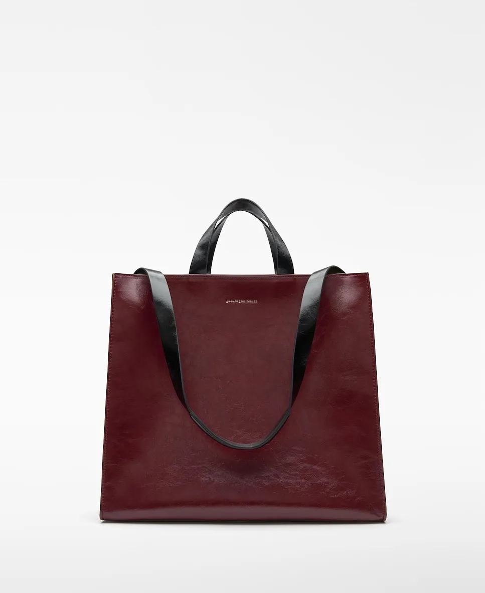 Большая кожаная сумка-шоппер Adolfo Dominguez, гранатовый
Большая кожаная сумка-шоппер Adolfo Dominguez, гранатовый