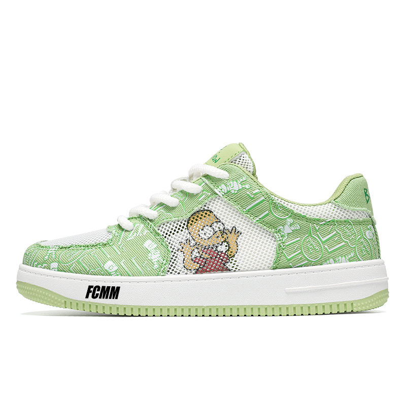 Детская повседневная обувь для детей FCMM, белый/зеленый 
Детская повседневная обувь для детей FCMM, белый/зеленый