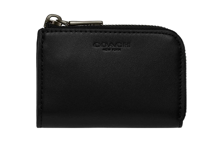 Визитница из телячьей кожи Coach Unisex черная 
Визитница из телячьей кожи Coach Unisex черная