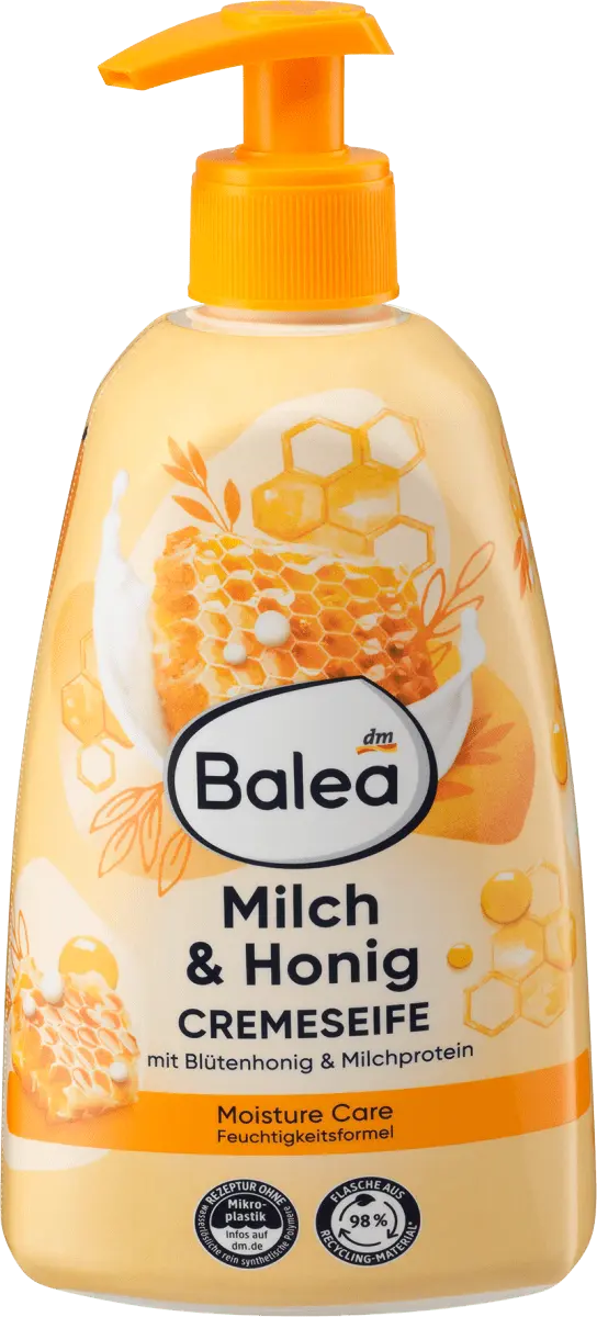 Крем-мыло молочко Мед 500мл Balea
Крем-мыло молочко Мед 500мл Balea