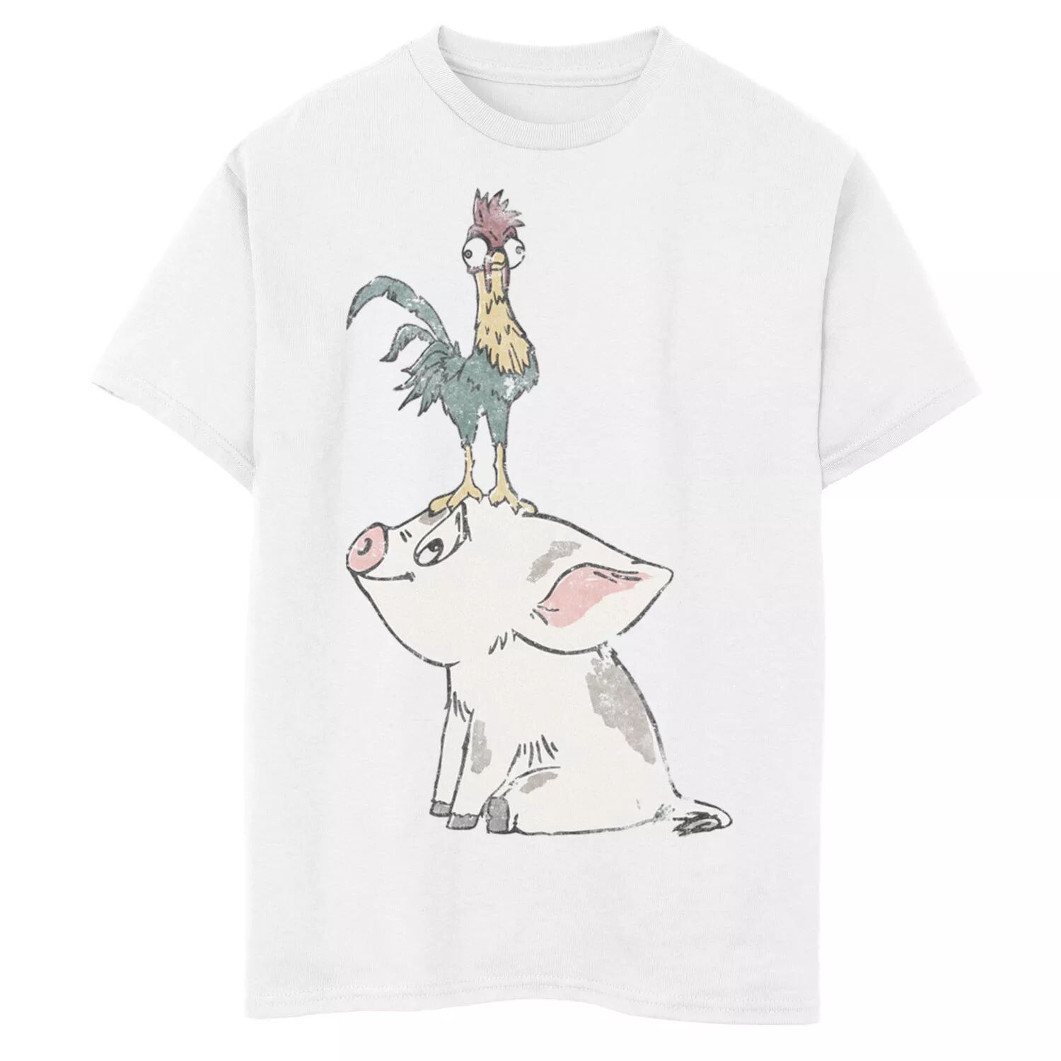 Футболка с изображением головы свиньи Disney's Moana Boys 8-20 Hei Hei Disney
Футболка с изображением головы свиньи Disney's Moana Boys 8-20 Hei Hei Disney