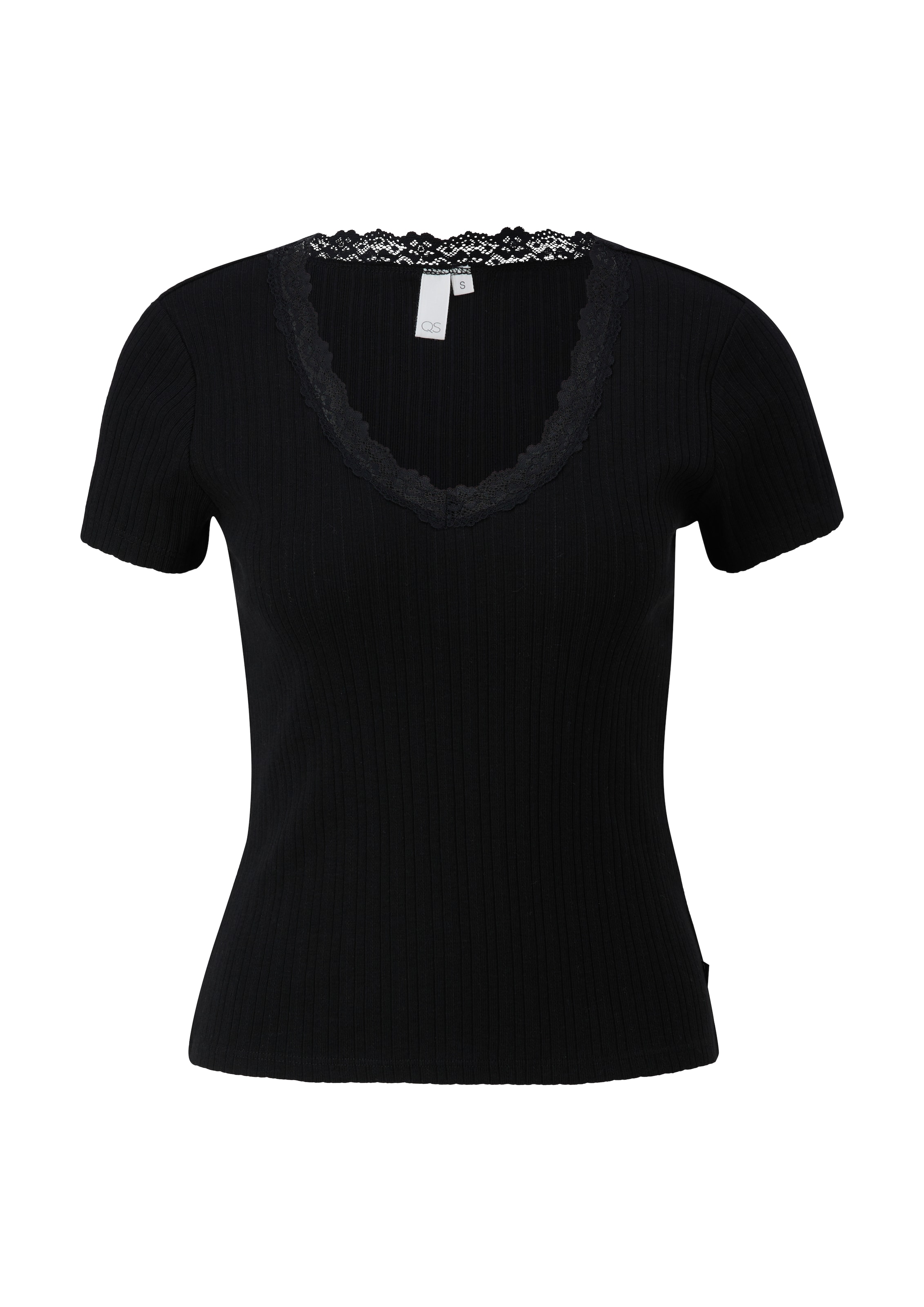 QS Футболка в черном цвете
QS Футболка в черном цвете