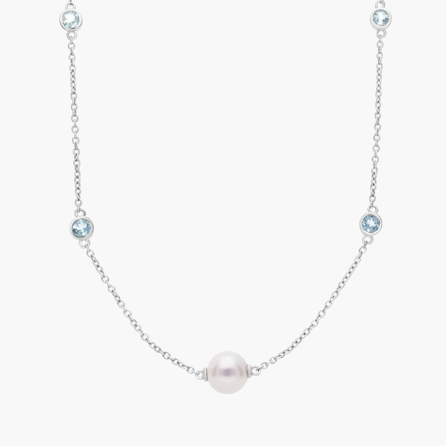 Ожерелье из пресноводного культивированного жемчуга с голубым топазом в стерлинговом серебре - 37 дюймов (8,5 мм) Blue Nile
Ожерелье из пресноводного культивированного жемчуга с голубым топазом в стерлинговом серебре - 37 дюймов (8,5 мм) Blue Nile