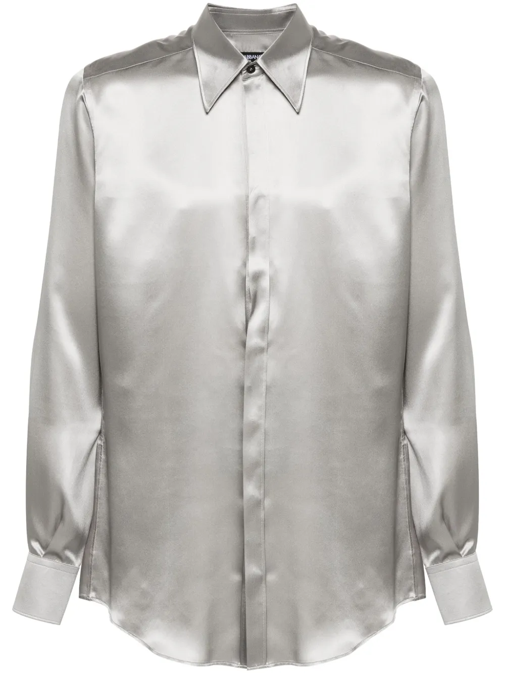 Шелковая рубашка DOLCE & GABBANA, серый
Шелковая рубашка DOLCE & GABBANA, серый