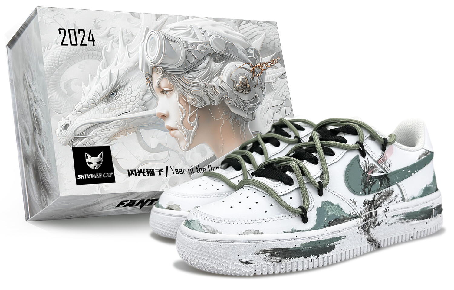 Кроссовки Nike Air Force 1 Skateboarding Shoes Men Low-top White/green/black/cyan, зеленый
Кроссовки Nike Air Force 1 Skateboarding Shoes Men Low-top White/green/black/cyan, зеленый