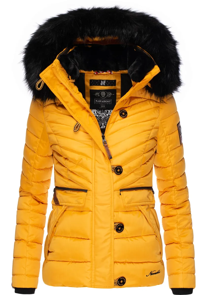 Зимняя куртка Наваху "Wisteriaa", с капюшоном, стеганая куртка на теплой подкладке, с капюшоном из искусственного меха Navahoo, желтый
Зимняя куртка Наваху "Wisteriaa", с капюшоном, стеганая куртка на теплой подкладке, с капюшоном из искусственного меха Navahoo, желтый